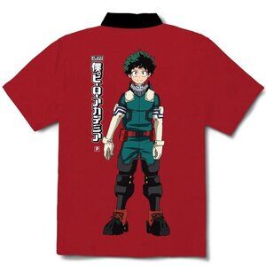 My Hero Academia Medium Collared Button Up Izuku Midoriya Size Large